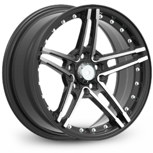 TSW Cosmo Satin Black Machined Lip