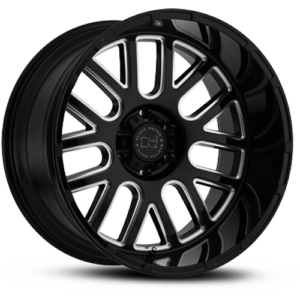 Black Rhino Wheels Pismo Gloss Black Milled Spokes