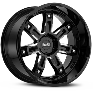 Black Rhino Wheels Locker Gloss Black Milled Spokes